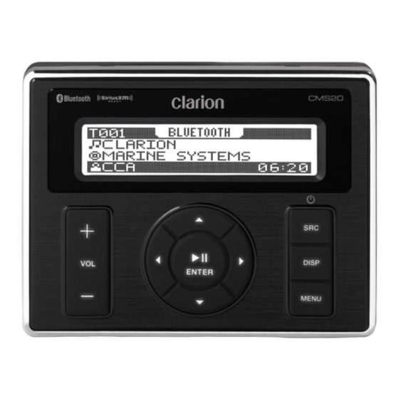 Clarion CMS20 Owner's Manual & Installation Manual
