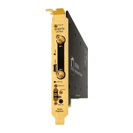 Acqiris U5310A User Manual