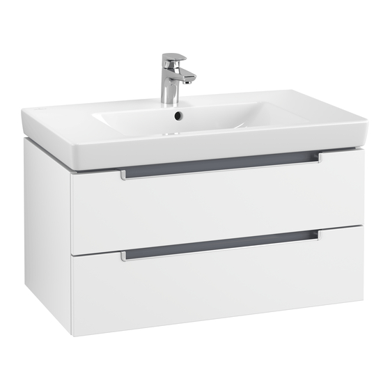 Villeroy & Boch Subway 2.0 Installation Instructions Manual