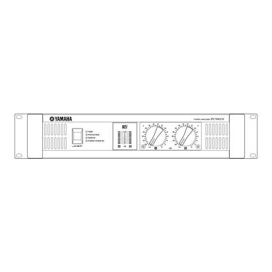 Yamaha PC2001N Owner's Manual
