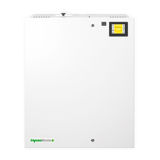 HygroMatik FlexLine Plus Manual