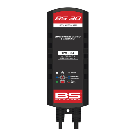 BS Charger BS 30 Manuals