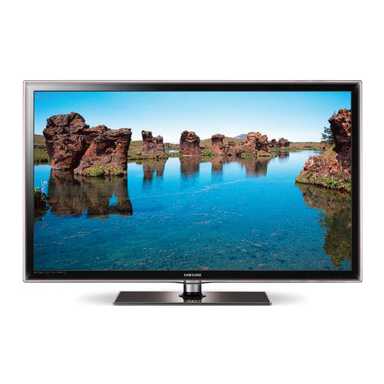 User Manuals: Samsung Smart TV UN40D6000 LED HDTV