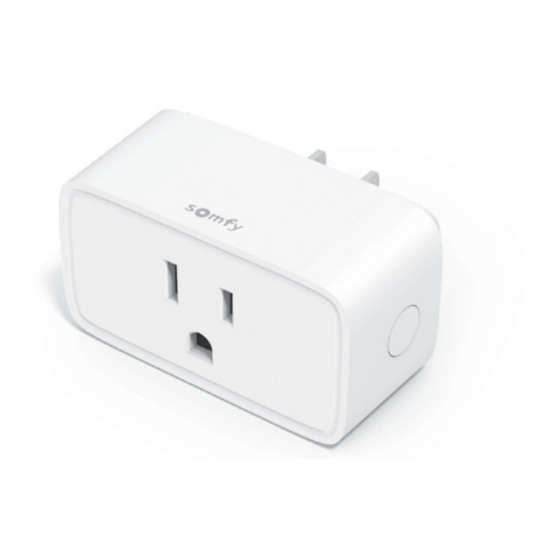 SOMFY SMART PLUG B-TYPE Instructions