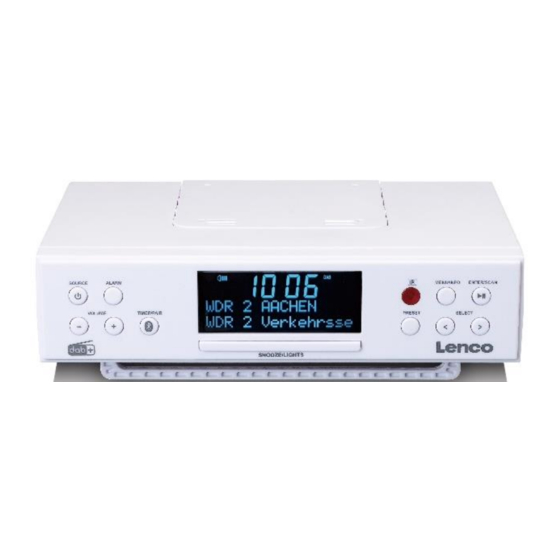 LENCO KCR-190WH User Manual