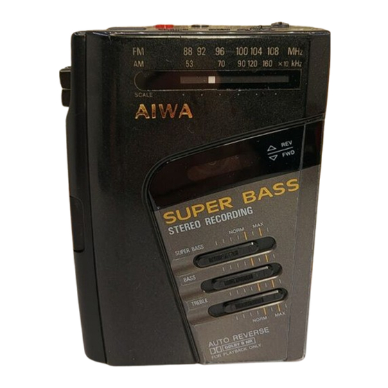 Aiwa HS-J45 Service Manual