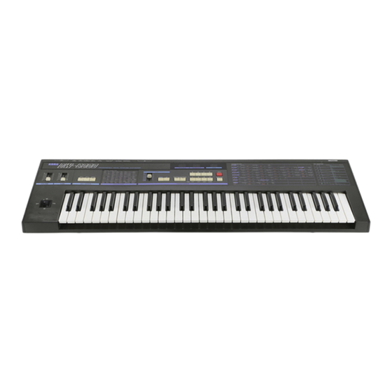 Korg DW-6000 Owner's Manual