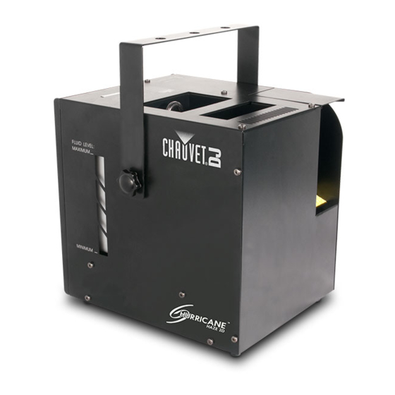 Chauvet Hurricane haze User Manual
