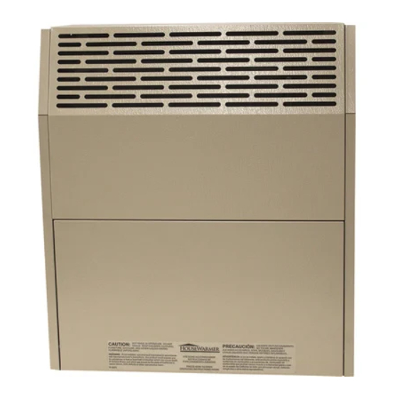 User Manuals: HouseWarmer HWDV080DVN-2 Vent Furnace