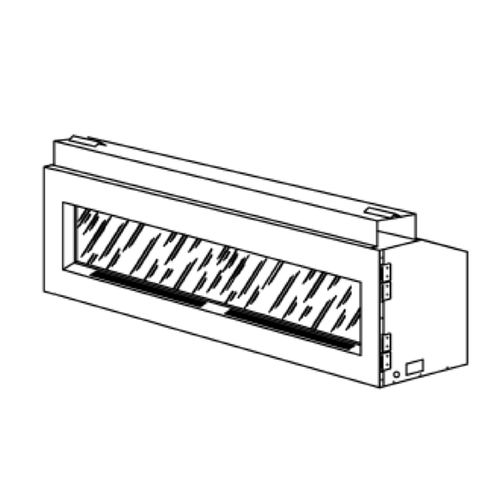 Spark modern fires 18N-E Installation And Operating Insctructions