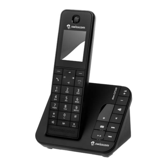 Swisscom Aton CL120-CLT120 Operating Instructions Manual