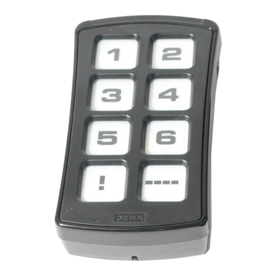 Abilia Gewa Control Medi Multi Manuals