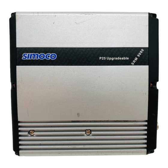 Simoco SRM9000 Rebroadcast Manual