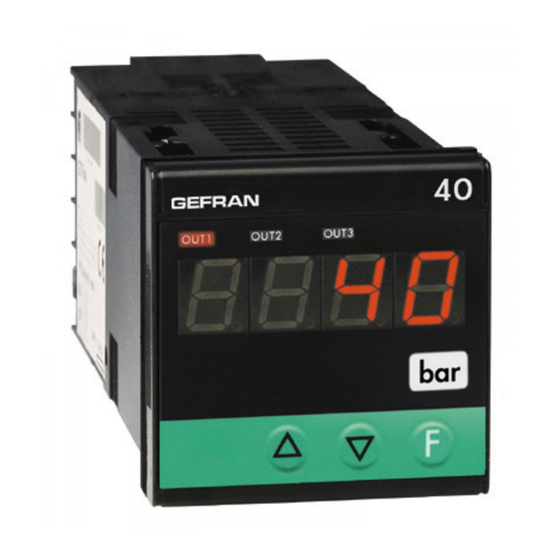 gefran 40B 96 User Manual
