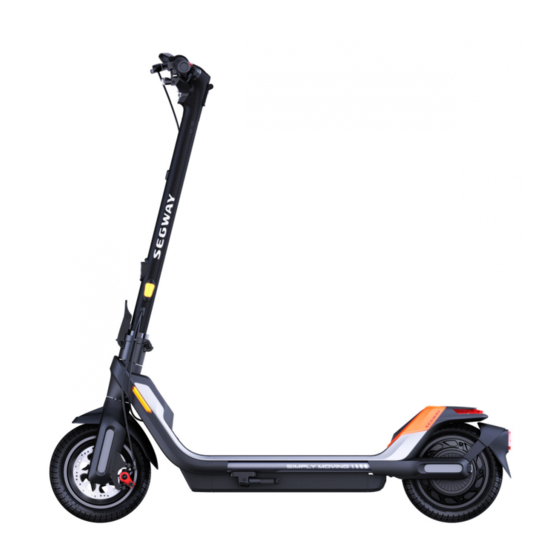 Segway KickScooter Product Manual