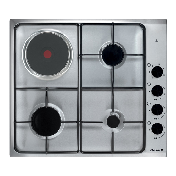 Brandt BPE3410X Manual For Installation And Use