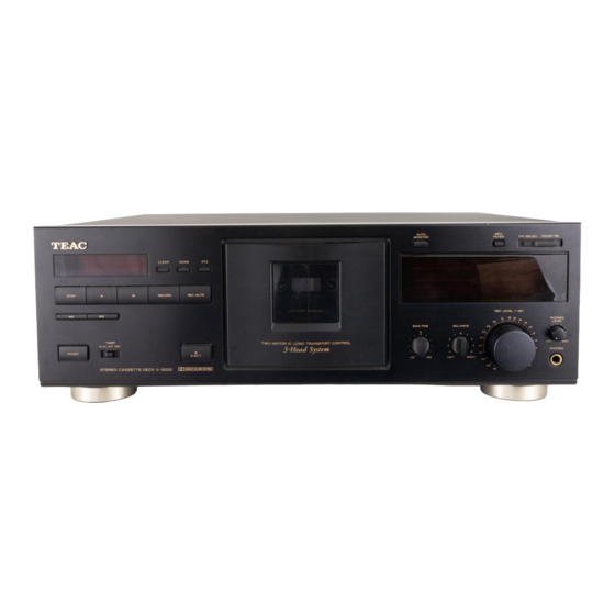 Teac V-3000 Owner's Manual