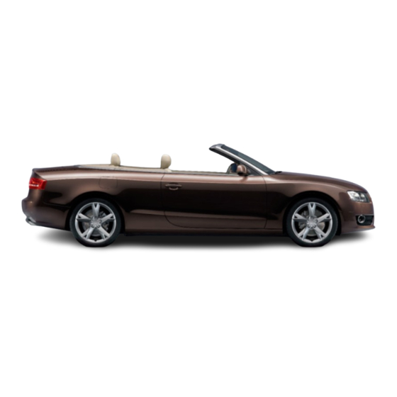 Audi S5 CABRIOLET Pricing And Specification Manual