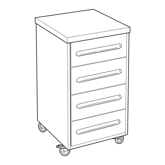 IKEA ATTITYD DRAW UNIT 20" Instructions Manual