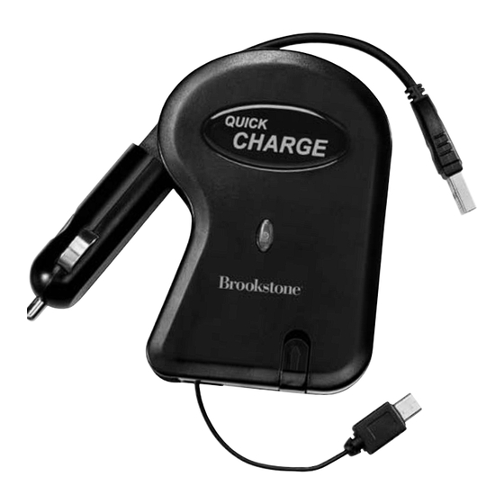 Brookstone 4-Way Charger User Manual