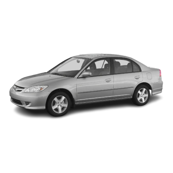 Honda 2005 Civic Owner's Manual