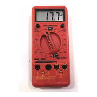 Wavetek METERMAN 25XT Operator's Manual