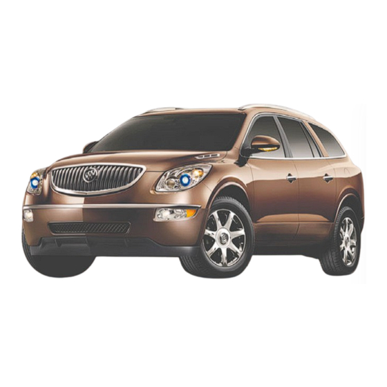 Buick ENCLAVE 2009 Getting To Know Manual