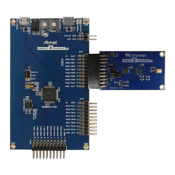 Knowles IA611 Xplained Pro User Manual