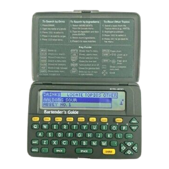 Franklin BTG-400 User Manual