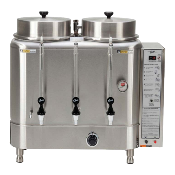 Curtis URN-600-12 User Manual