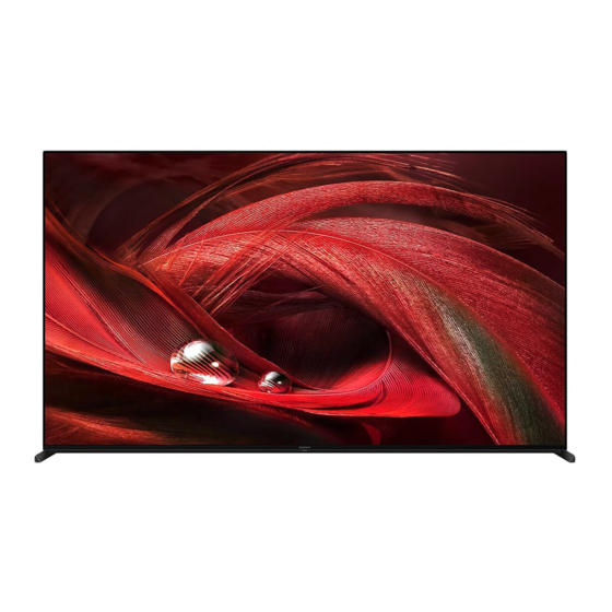 Sony Bravia XR-65X95J Manuals