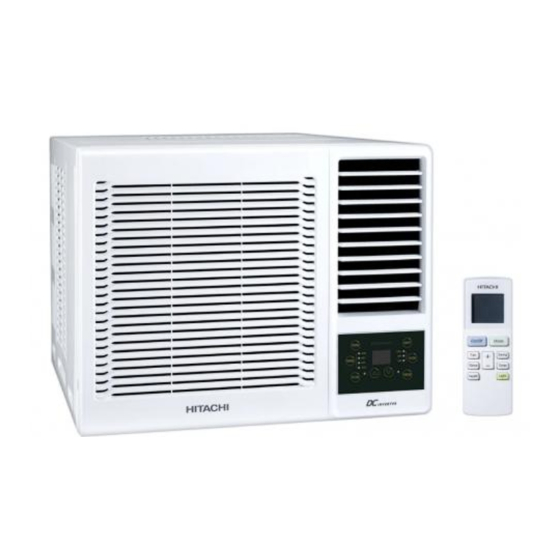 Hitachi RAW-XH24CA Installation & Operation Manual