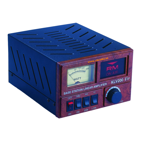 RM KLV 200 V Manual