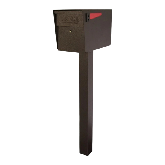 Mail Boss 43" In Ground Post Instructions