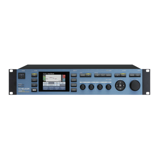TC-Helicon VoicePro Instruction Manual