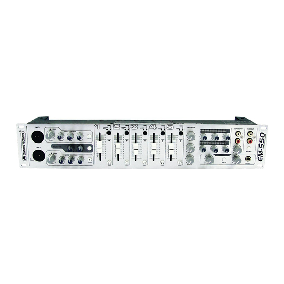 Omnitronic EM-550 User Manual