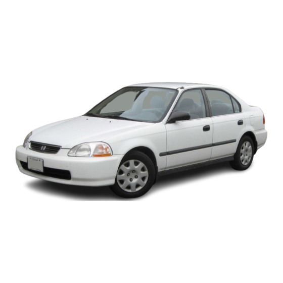 Honda 1998 Civic Sedan Manual