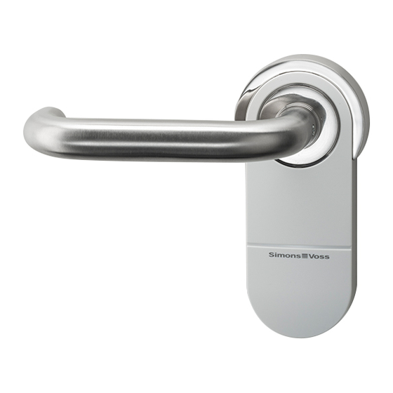 SimonsVoss SmartIntego SmartHandle AX Series Manual