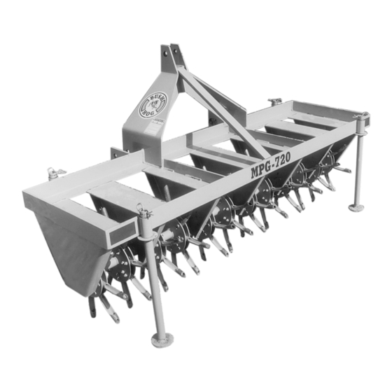 Bush Hog MPG-600 Operator's Manual