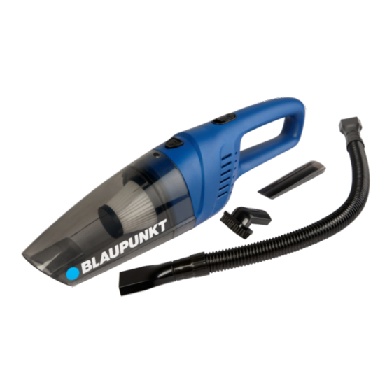 Blaupunkt VC - 1008 B Quick User Manual