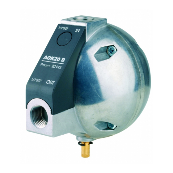 OMEGA AIR AOK20B Installation And Operating Manual