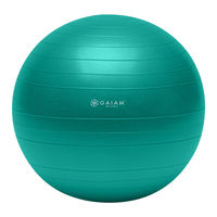 Gaiam Stability Ball Setup, Workout Tips And Care & Safety Manual