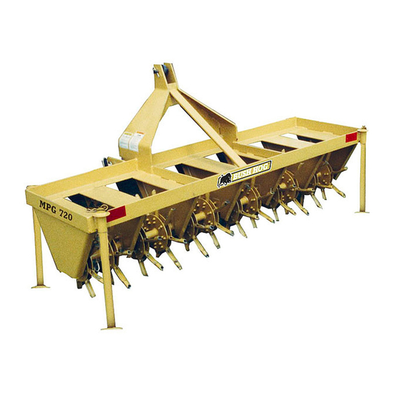 Bush Hog MPG 600 Operator's Manual