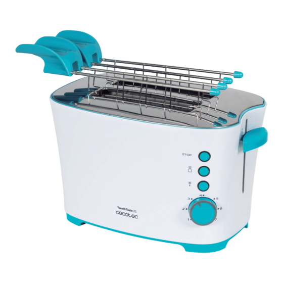 cecotec TOAST&TASTE 2S Instruction Manual