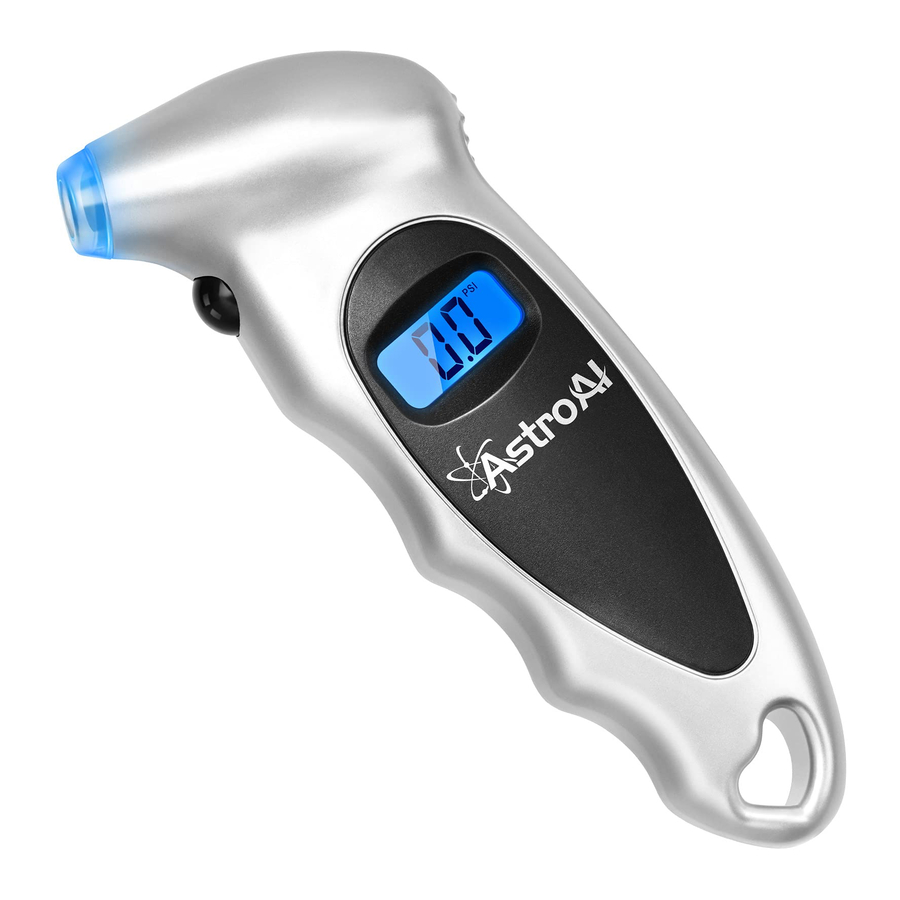 AstroAI 150 PSI - DIGITAL TIRE PRESSURE GAUGE MANUAL