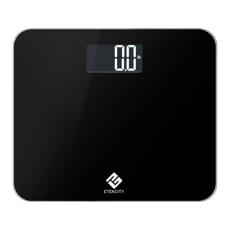 Etekcity EB4410B - Digital Body Weight Scale Manual
