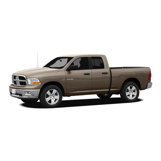 Dodge Ram 2010 Truck User Manual