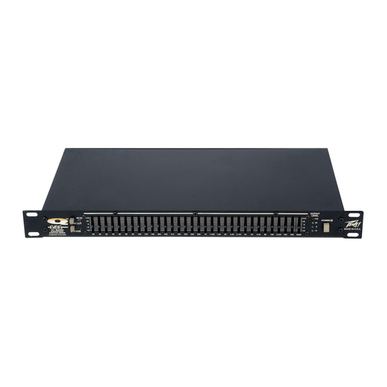 Peavey Q 131 Graphic Equalizer Manuals