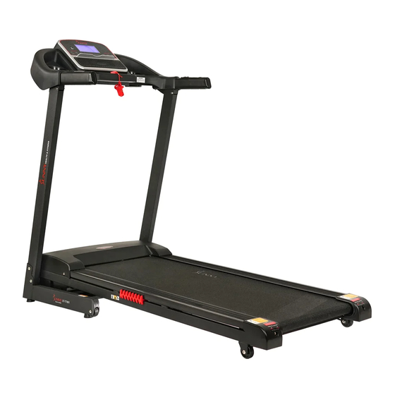 Sunny Health & Fitness SF-T7861 Treadmill Manuals