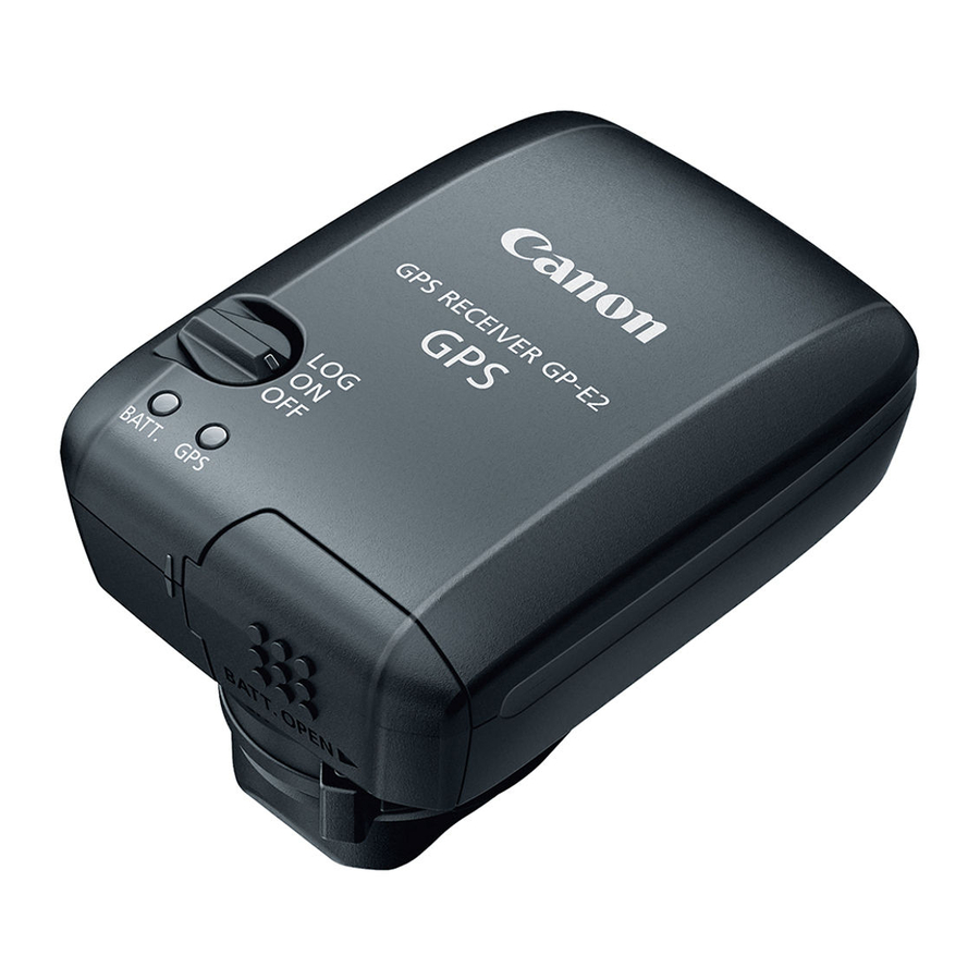 Canon GP-E2 Instruction Manual